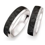 Breuning Trauringe Eheringe Carbon Weissgold Gelbgold
