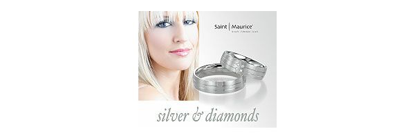 Saint Maurice Trauringe Eheringe SILVER & DIAMONDS