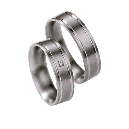 Nowotny Collection Ruesch Trauringe Eheringe 77/T703  77/T703B Titan