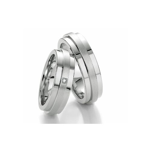Breuning Trauringe Eheringe 48/08047  48/08048 SILVER & DIAMONDS