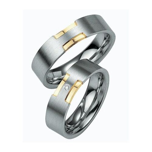 Breuning Trauringe Eheringe 48/08007  48/08008 SILVER & DIAMONDS
