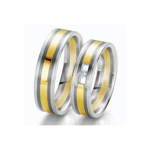 Breuning Trauringe Eheringe 48/06127  48/06128 BLACK & WHITE