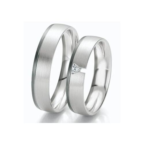 Breuning Trauringe Eheringe 48/06129  48/06130 BLACK & WHITE