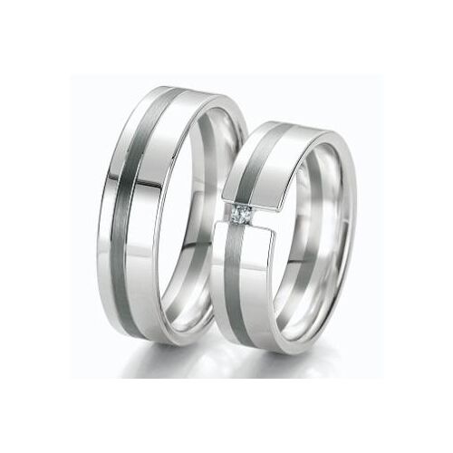 Breuning Trauringe Eheringe 48/06131  48/06132 BLACK & WHITE