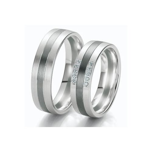 Breuning Trauringe Eheringe 48/06139  48/06140 BLACK & WHITE