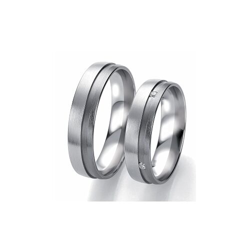 Breuning Trauringe Eheringe 48/06307  48/06308 BLACK & WHITE