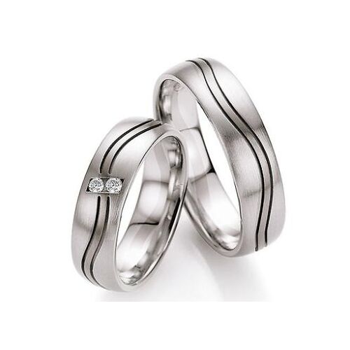 Nowotny Collection Ruesch Trauringe Eheringe 74/10100  74/10090 Weißgold/Palladium