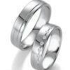 Breuning Trauringe Eheringe 48/09086  48/09087 Platin Design