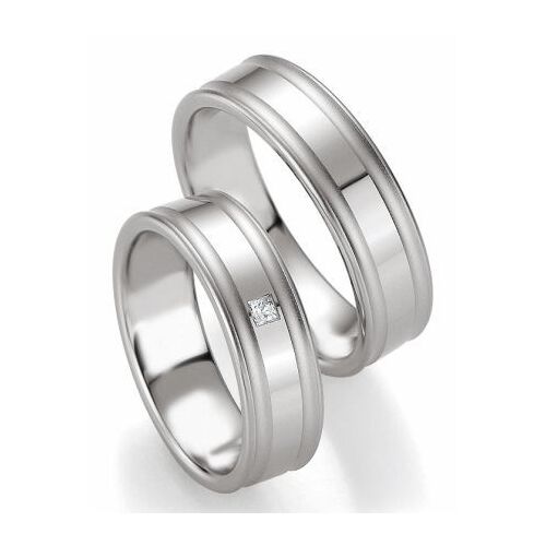 Breuning Trauringe Eheringe 48/02617  48/02618 Palladium Collektion