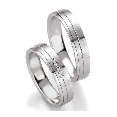 Breuning Trauringe Eheringe 48/02631  48/02632 Palladium Collektion