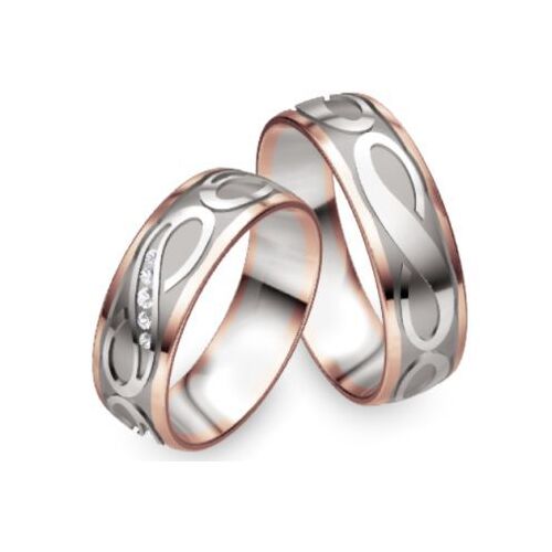 Nowotny Collection Ruesch Trauringe Eheringe 66/38180 66/38170 Hearts Love Infinity