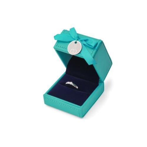 Rauschmayer Verlobungsring Antragsring Weißgold 51-00030 mit Brillant 0,21 ct Spannring
