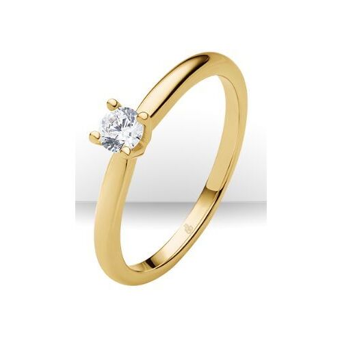 Rauschmayer Verlobungsring Antragsring Weißgold 51-00103 mit Brillant 0,21 ct auch in Gelbgold,Platin