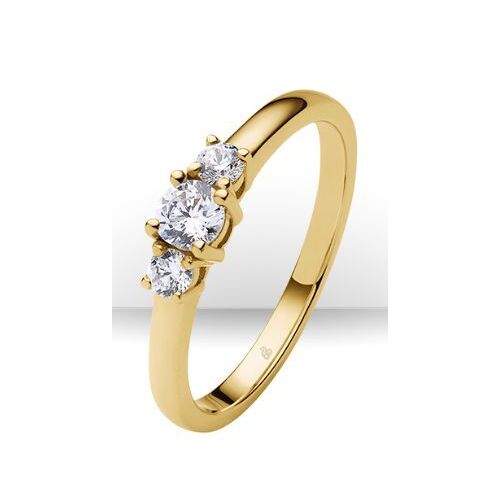 Rauschmayer Verlobungsring Antragsring Weißgold 51-00071 mit Brillant 0,21 ct gesamt 0,33 ct