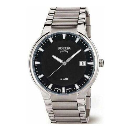 BOCCIA 3576-01 Herrenuhr Titan 